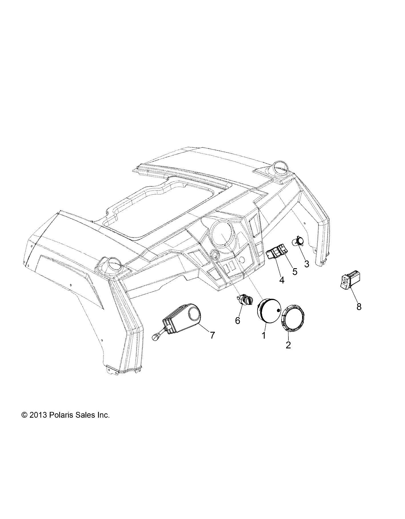 ELECTRICAL, DASH INSTRUMENTS and CONTROLS - Z14XT9EFX (49ATVDASH14ZXP4I)