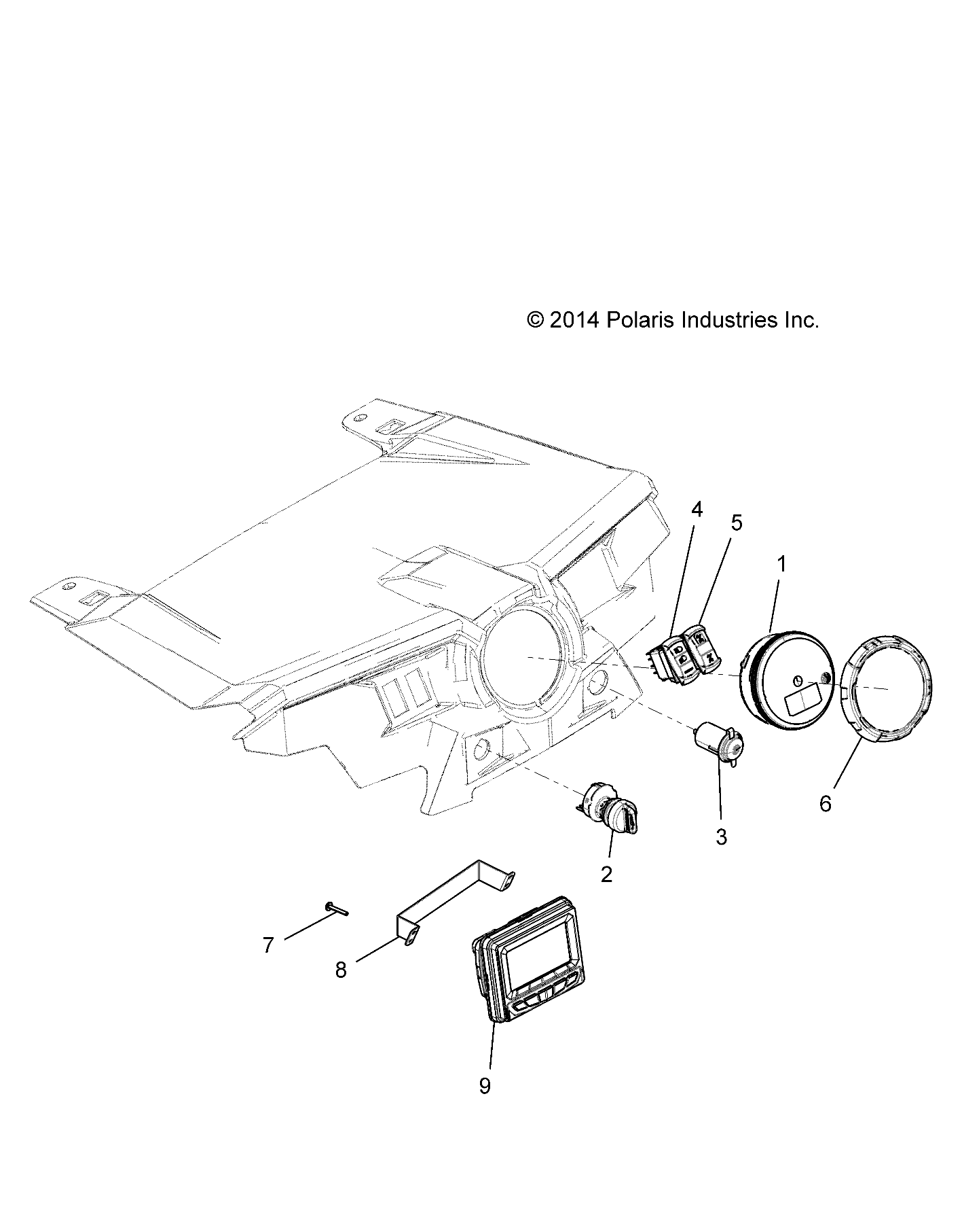 ELECTRICAL, DASH INSTRUMENTS AND CONTROLS - Z15VA87 ALL OPTIONS (49RGRDASH15Z50900)