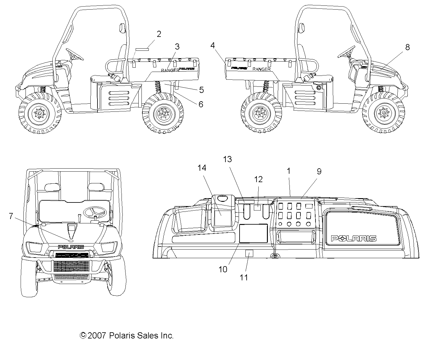 BODY, DECALS - R08RH50AF/AR/AT (49RGRDECAL08500EFI)