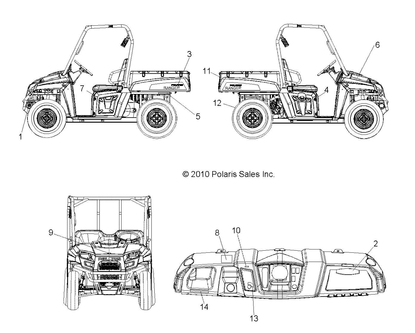 BODY, DECALS - R11RH50AG/AH/AR (49RGRDECAL11500EFI)