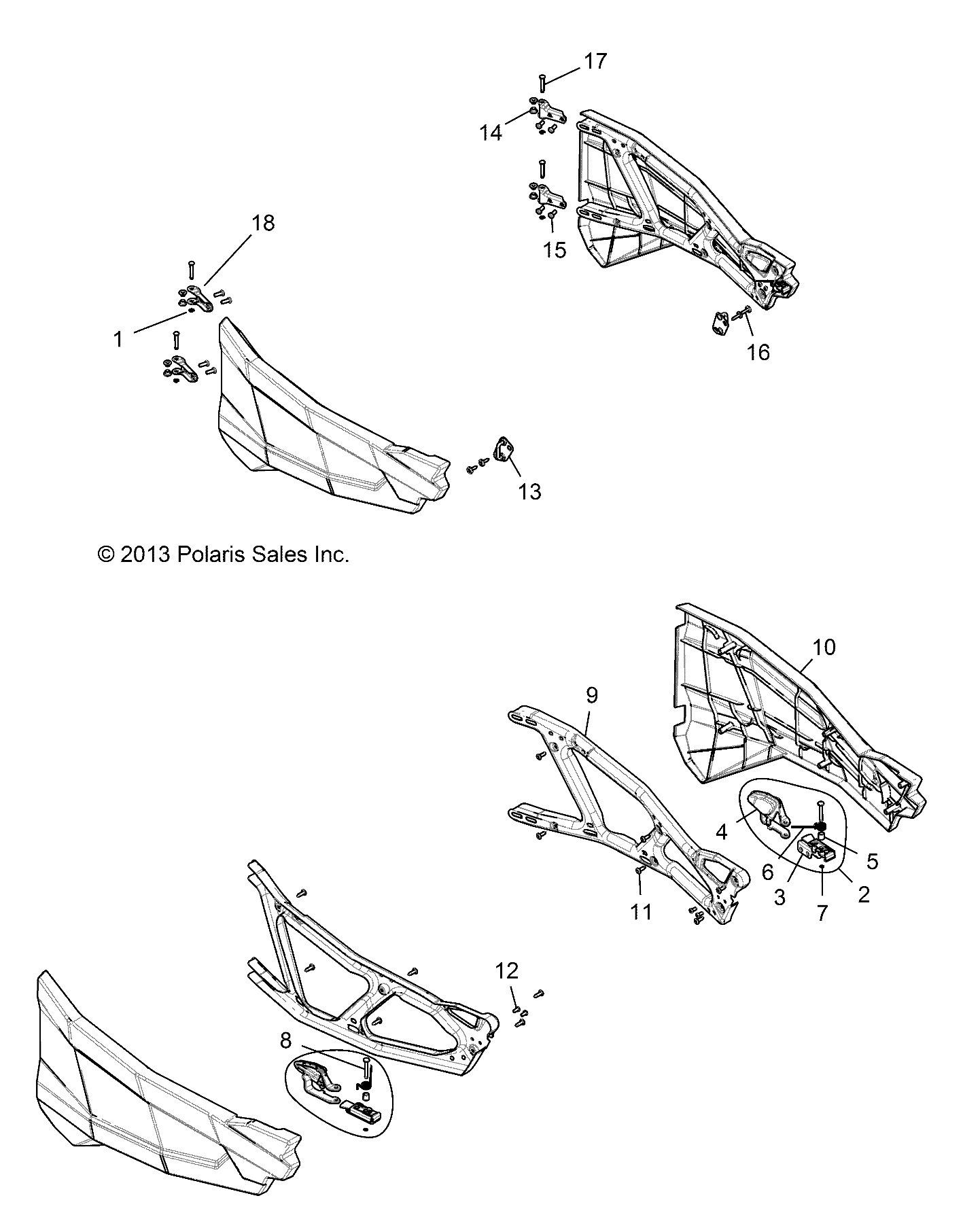 BODY, DOORS - Z14ST1EAM/EAW/EAK/EAN/EFW (49RGRDOOR14RZR1000)