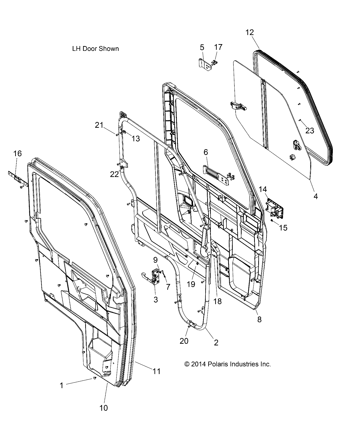 BODY, DOOR, FULL - R17RTU99AV/BV (49RGRDOOR15900XP)