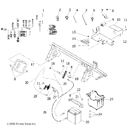 ELECTRICAL/BATTERY - R07RB50AA/RH50AA (49RGRELECT07500)