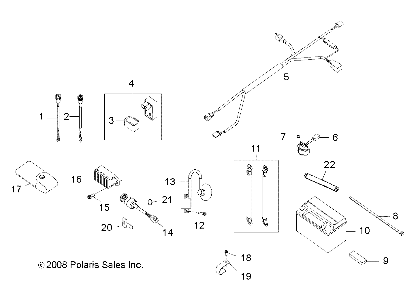 ELECTRICAL PARTS - R11VA17AA (49RGRELECT10RZR170)