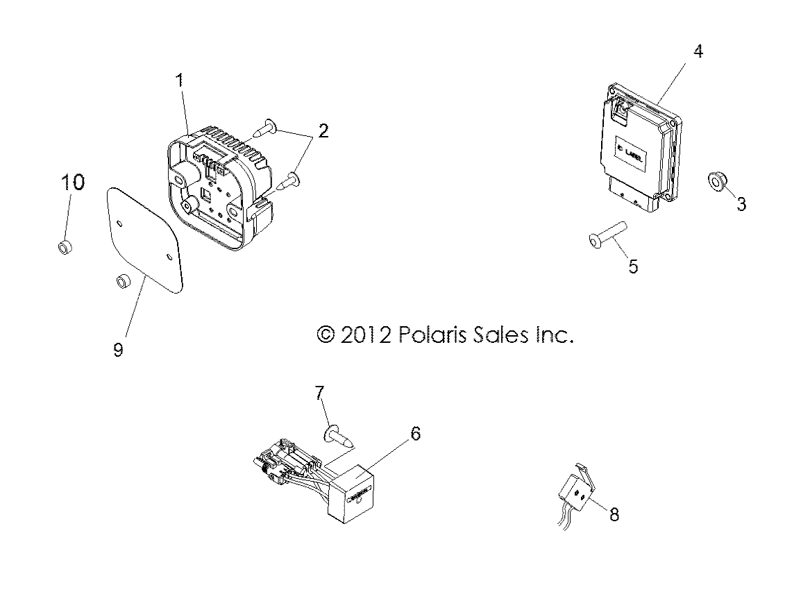 ELECTRICAL, REGULATOR, RELAYS and ECU - R13WH50AG/AH/AR/AX (49RGRELECT13500CREW)