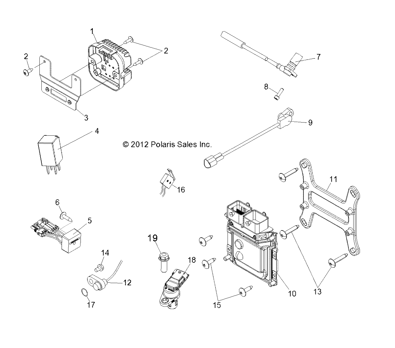 ELECTRICAL, REGULATOR, RELAYS, SENSORS and ECU - R13TH76/7E ALL OPTIONS (49RGRELECT13800EFI)