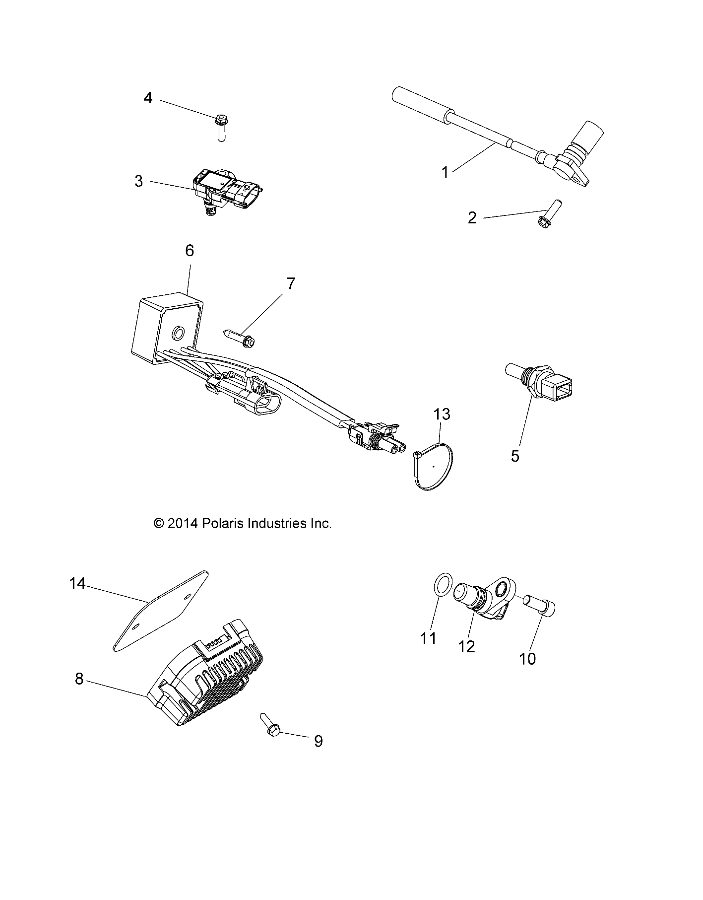 ELECTRICAL, SENSORS and MODULES - R15RUA87/E87/YAA/ZAC ALL OPTIONS (49RGRELECT159CREW)