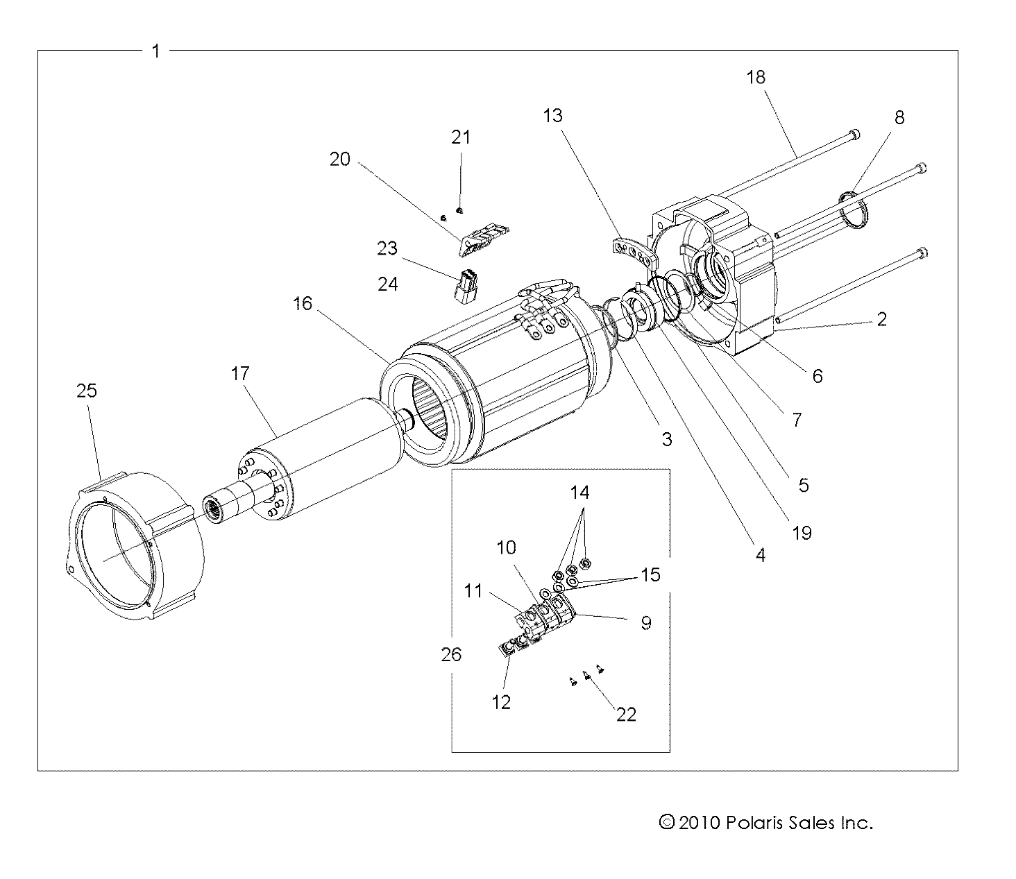 ELECTRICAL, MOTOR, INTERNALS - R13RC08GA/GH/FA/FH (49RGRELECTMTR11EV)