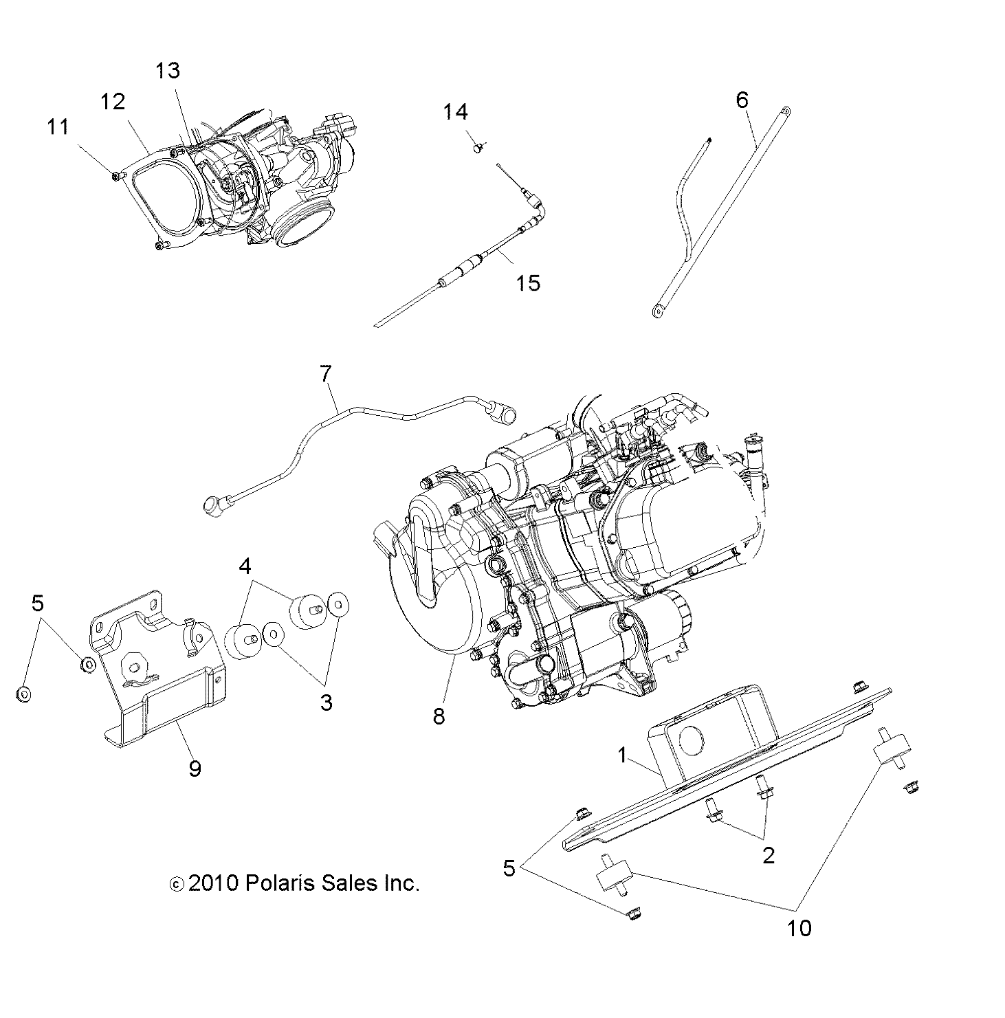 ENGINE, MOUNTING - R12HR76AG/AR (49RGRENGINEMTG116X6)