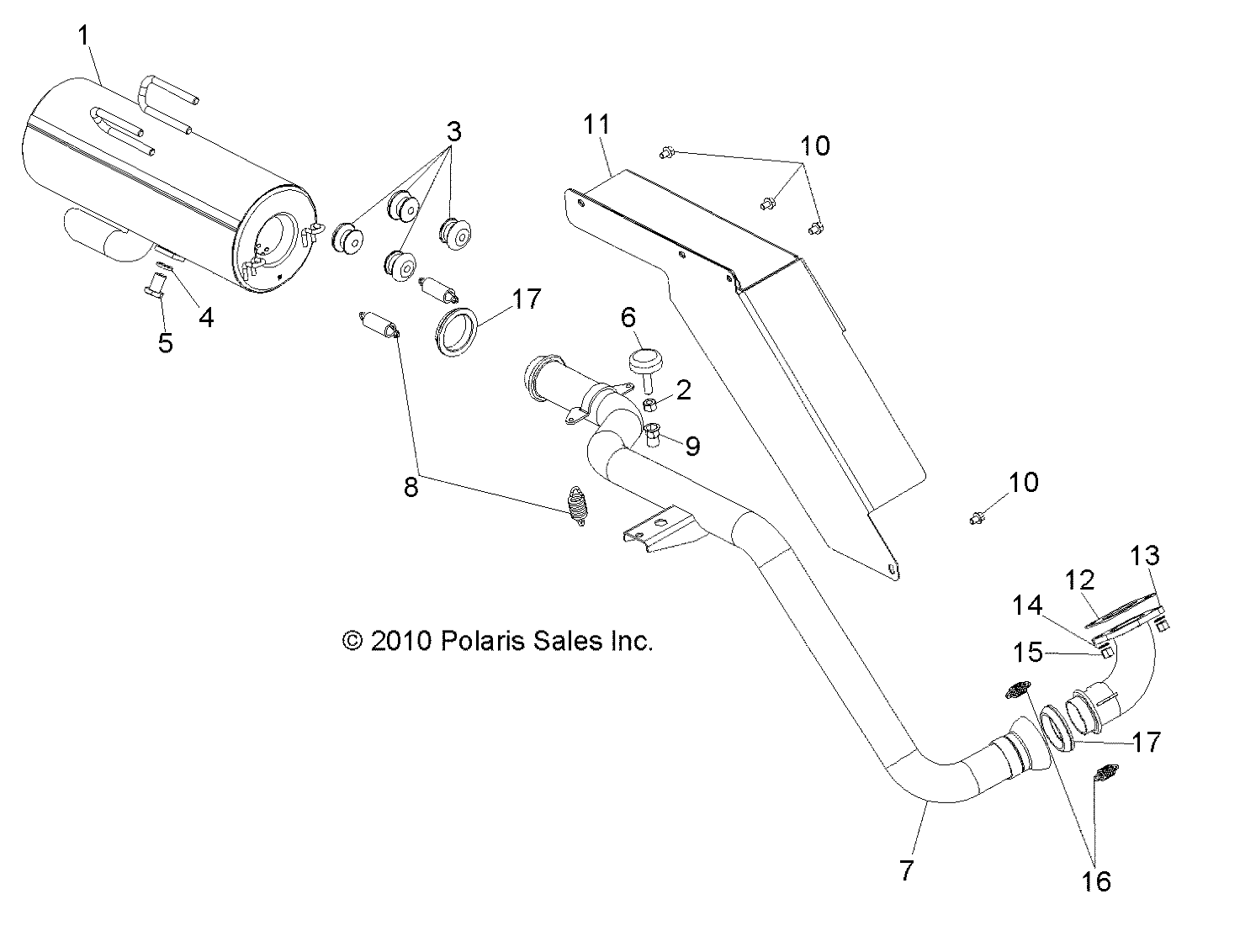 ENGINE, EXHAUST - R10RH45AG/AH/AR (49RGREXHAUST10400)