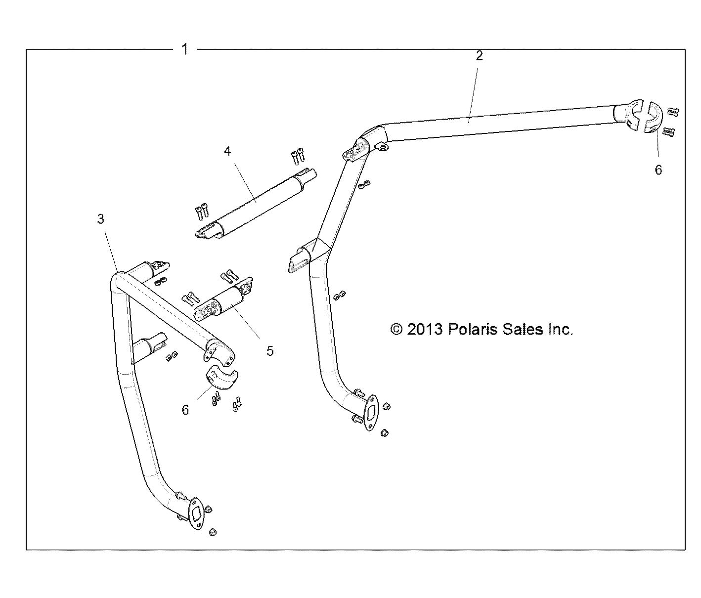 CHASSIS, CAB FRAME EXTENSION KIT - R13VE7EAS (49RGREXTENSION13RZRS)