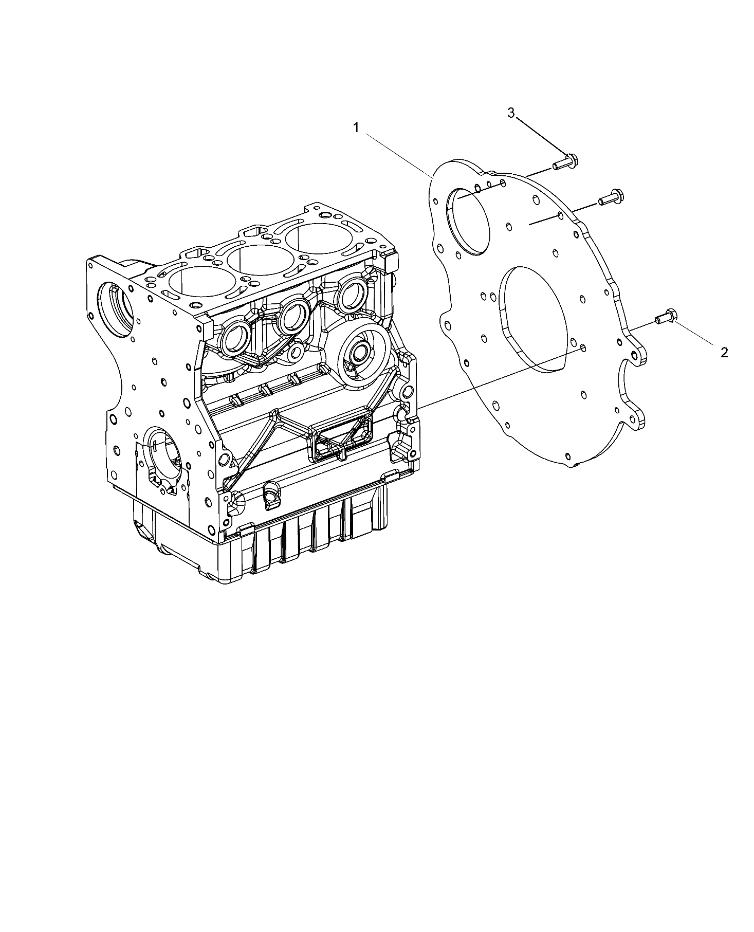 ENGINE, FLANGE PLATE - R17RTAD1A1/ED1N1 (49RGRFLGPLATE15DSL)