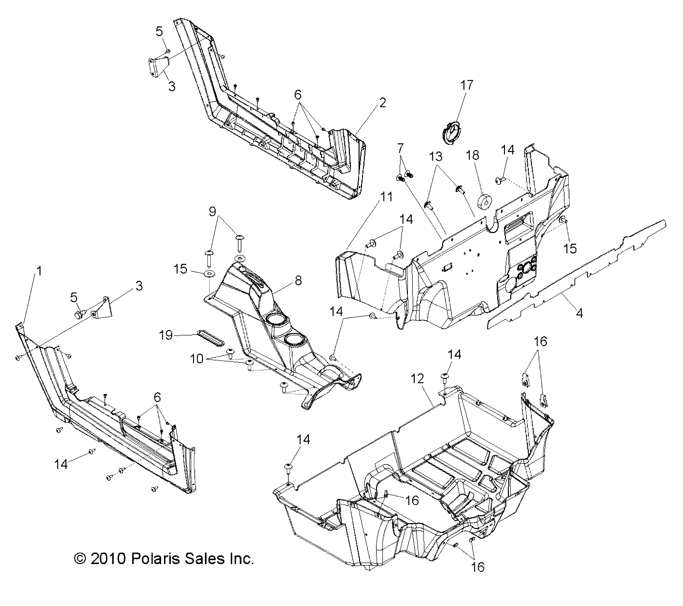 BODY, FLOOR and ROCKER PANELS - R11JH87AA/AD (49RGRFLOOR11RZR875)