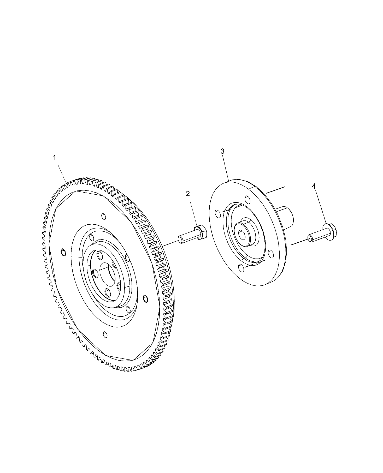 ENGINE, FLYWHEEL - R15RTAD1AA/EA/ED1EA (49RGRFLYWHEEL15DSL)