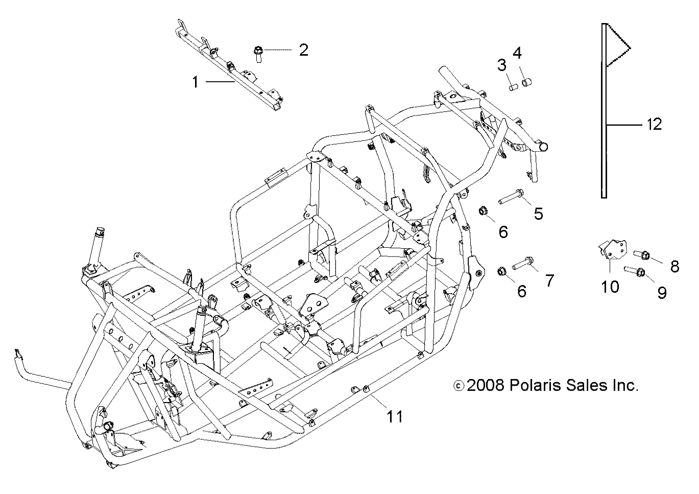 CHASSIS, FRAME - Z18YAV17B2/B8 (49RGRFRAME09RZR170)