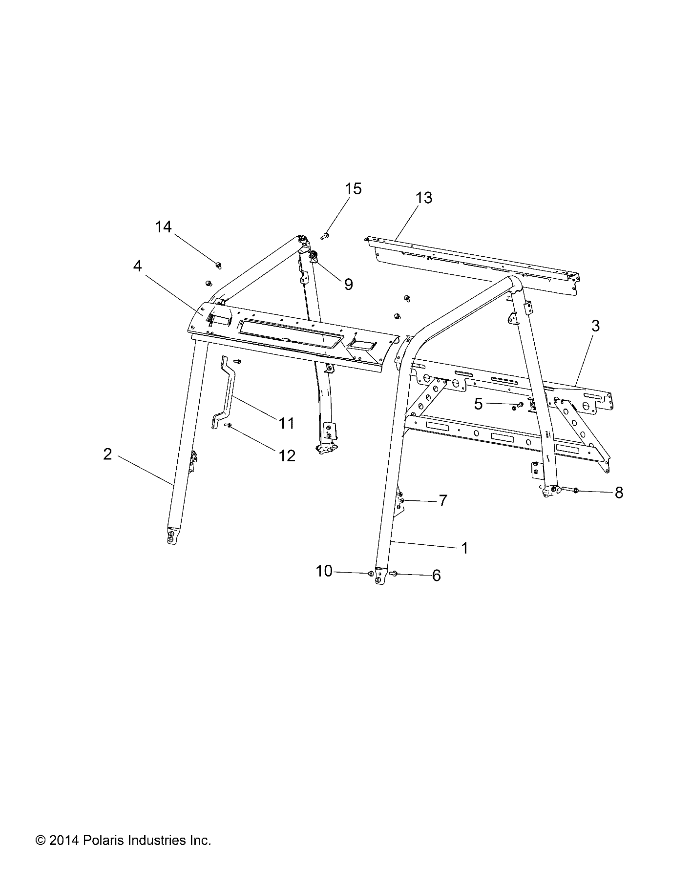 CHASSIS, CAB FRAME - R17RMA57N1 (49RGRFRAME15570)