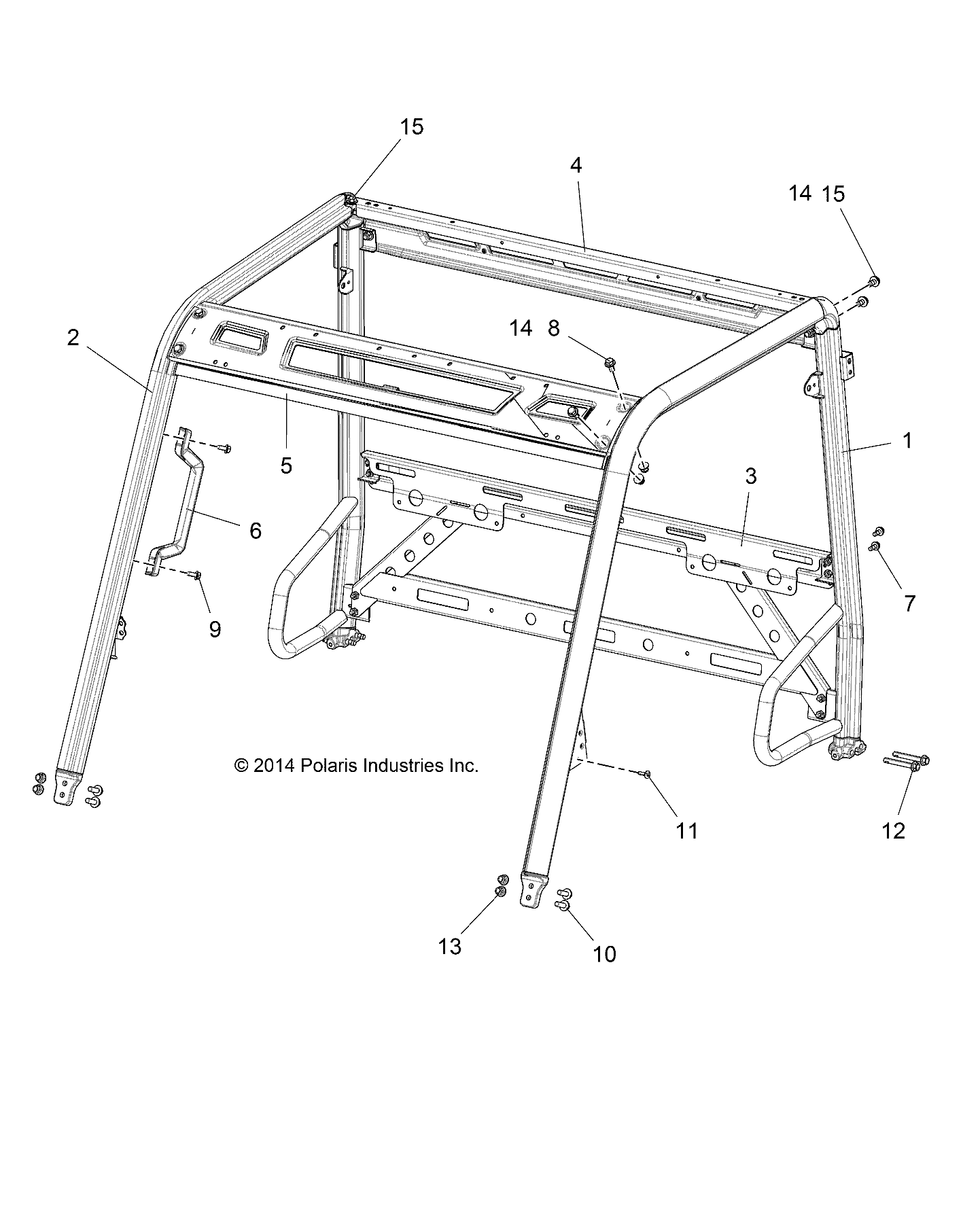 CHASSIS, CAB FRAME - R17RMAE4G8/G9/N8/MAE4H8 (49RGRFRAME15EV)