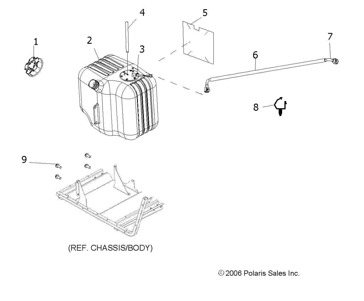 BODY, FUEL TANK ASM. - R08WH68AG/AH/AK/AR (49RGRFUEL077006X6)