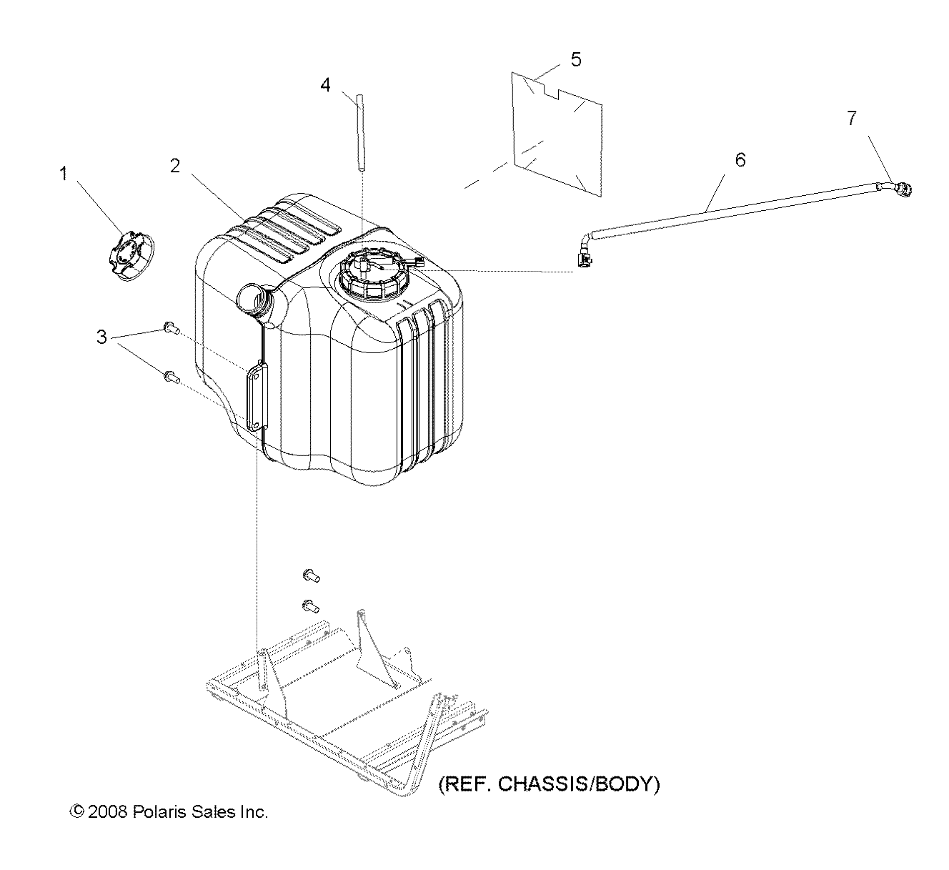 BODY, FUEL TANK ASM. - R09HH68/HY68 ALL OPTIONS (49RGRFUEL097004X4)