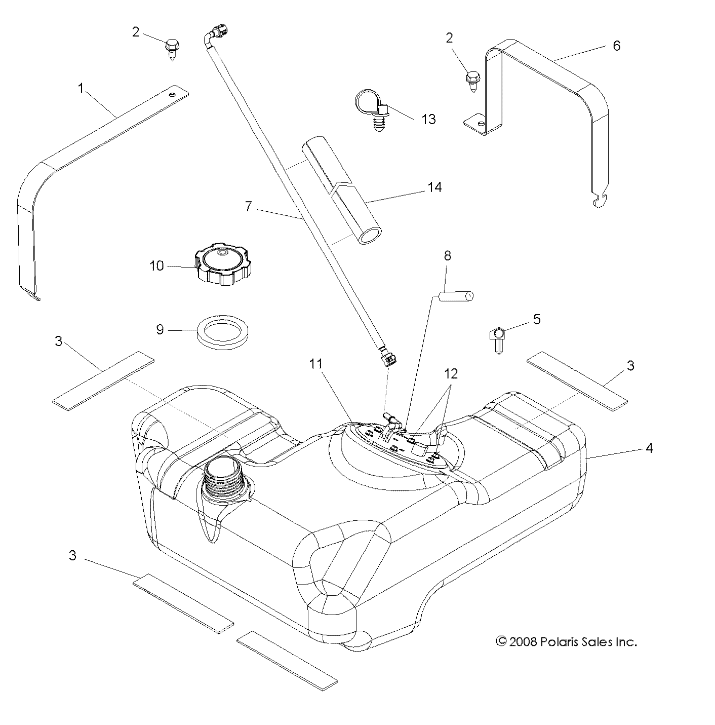 BODY, FUEL TANK - R09VH76FX (49RGRFUEL09RZRI)