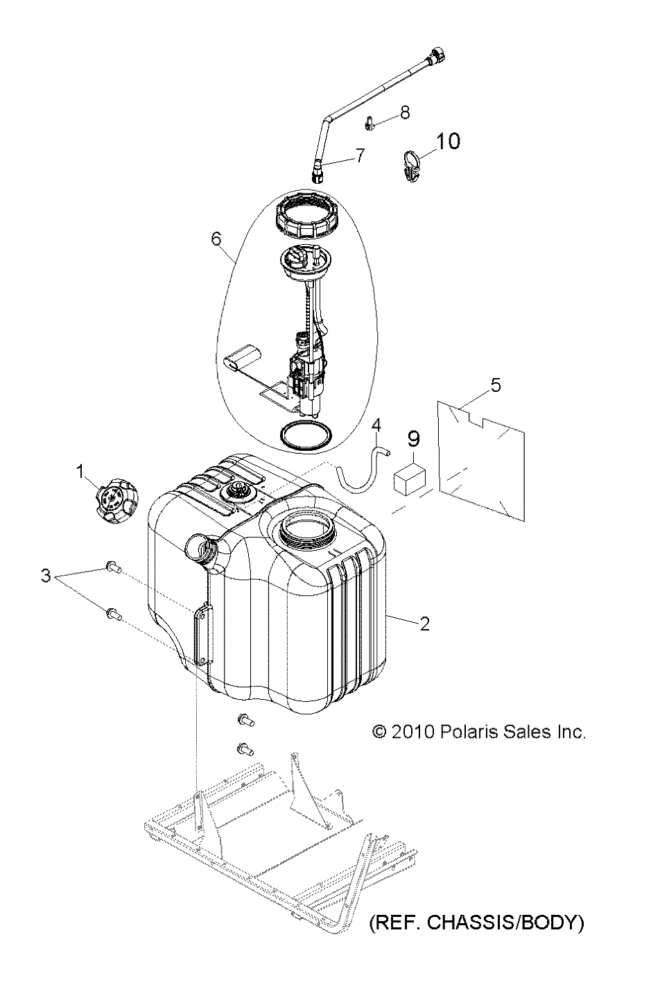 BODY, FUEL TANK ASM. - R11WH76AG/AR/WY76AE/AH/AJ (49RGRFUEL11800)