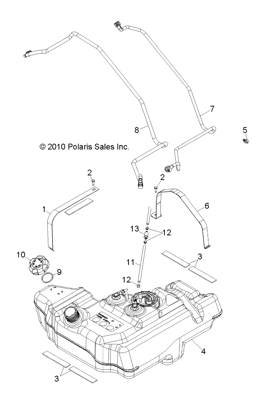 BODY, FUEL TANK - R11JH87AA/AD (49RGRFUEL11RZR875)