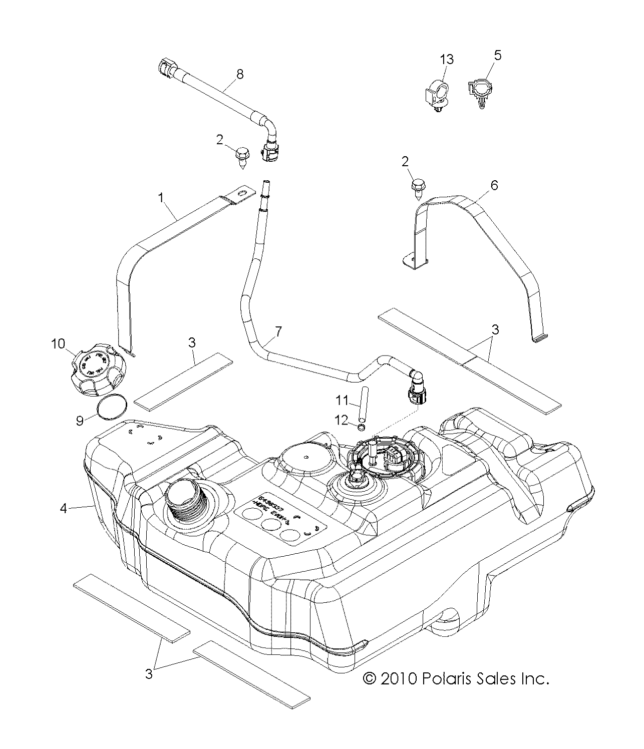 BODY, FUEL TANK - Z14XE7EAL/X (49RGRFUEL11RZRS)