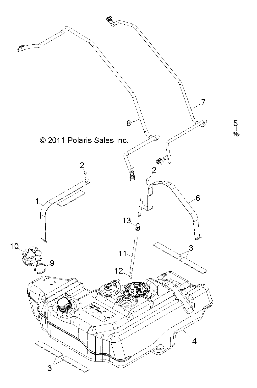 BODY, FUEL TANK - R12XT87AA/9EAS (49RGRFUEL12RZRXP900)