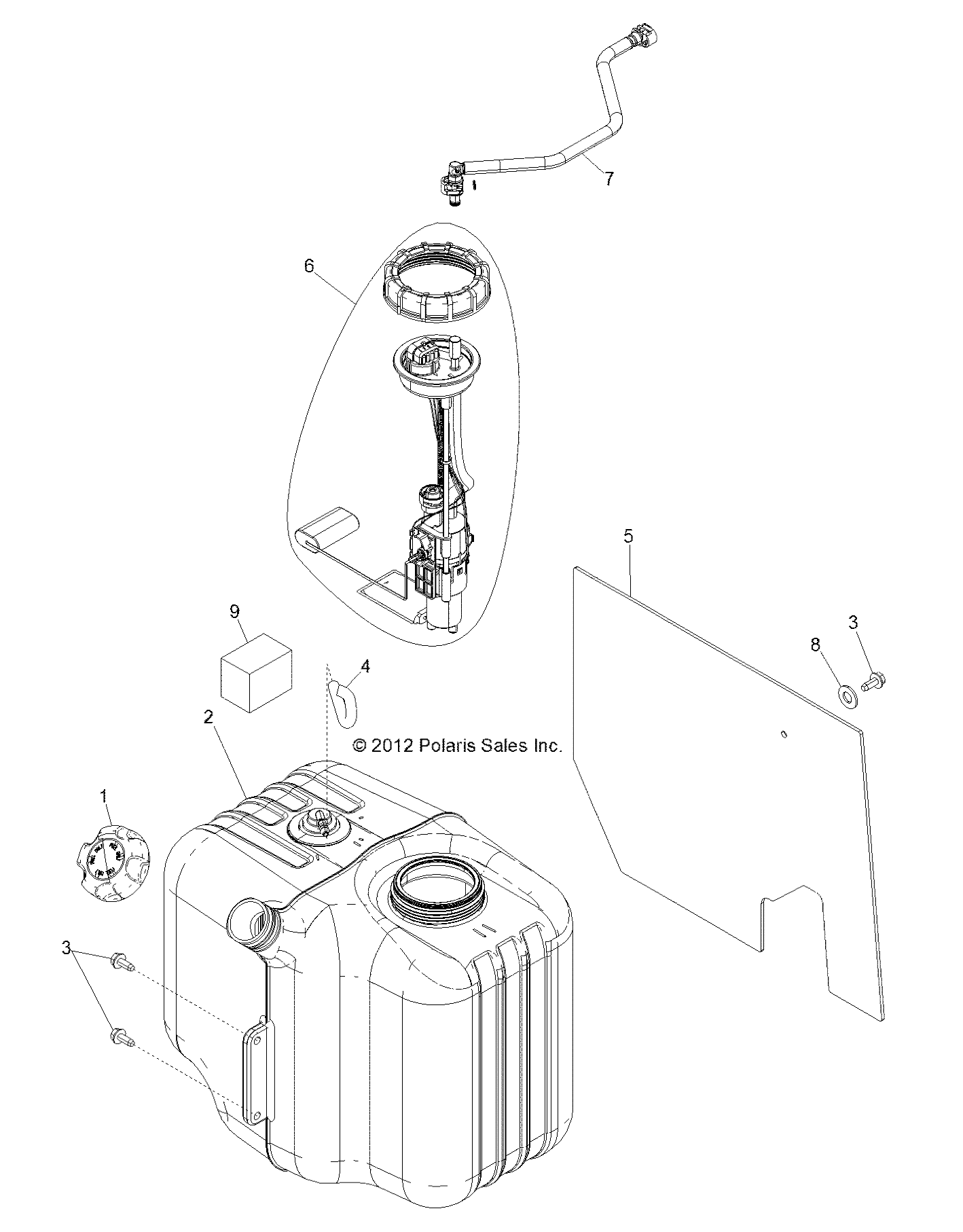 BODY, FUEL TANK ASM. - R13RH76AG/AH/AN (49RGRFUEL13800MID)