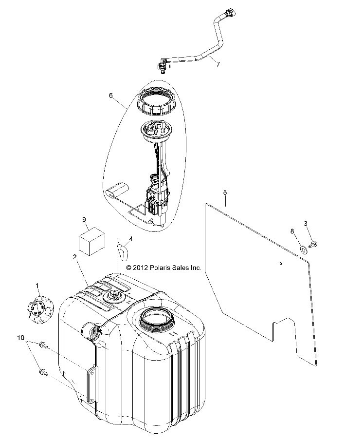 BODY, FUEL TANK ASM. - R14RH76AA/76AC/7EAZ (49RGRFUEL14800MID)