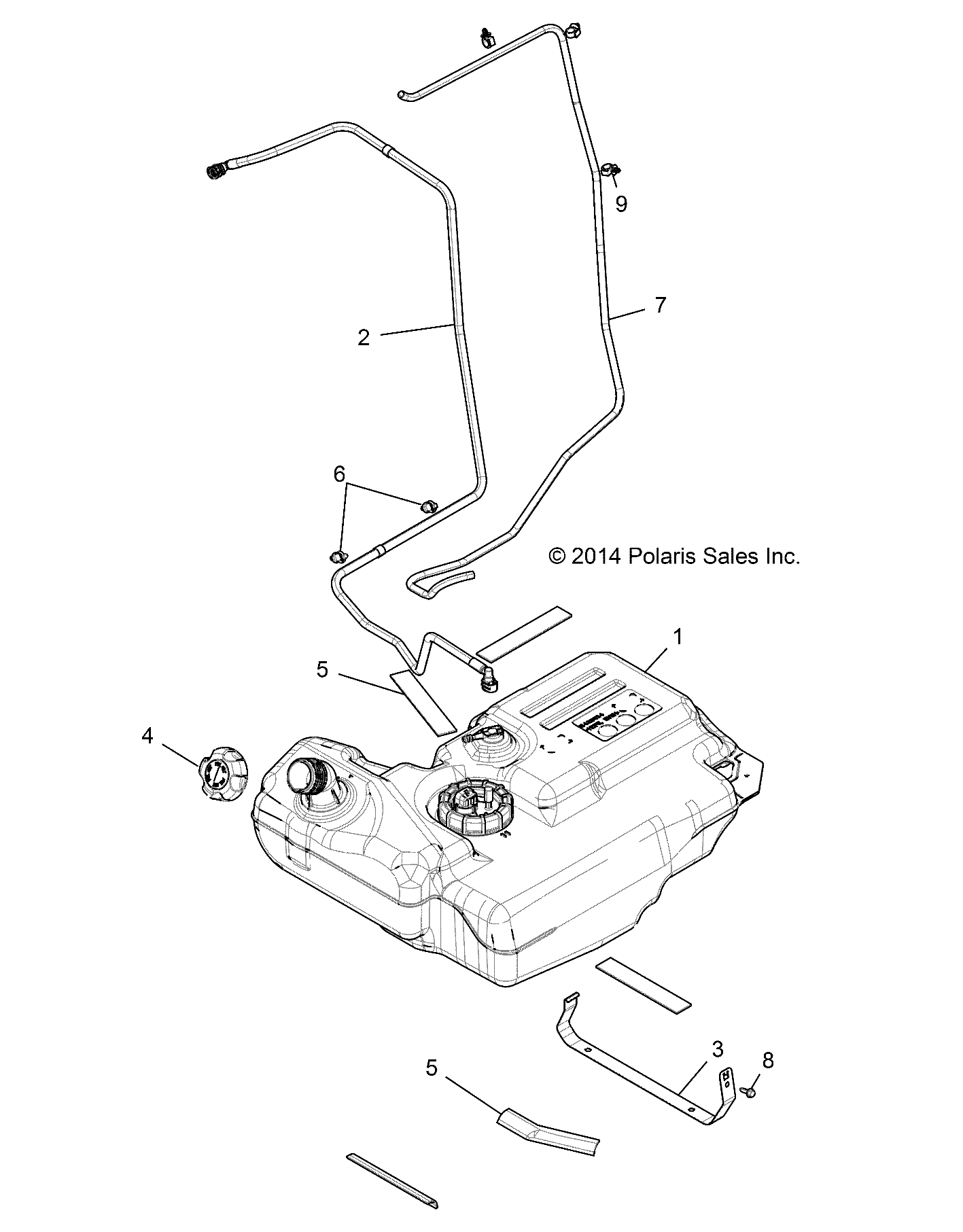 BODY, FUEL TANK - Z15VDE99AT/AL/AW/LP/EW/AO/AP/AZ/NV/NW/K99AA/AU (49RGRFUEL14RZR1000)