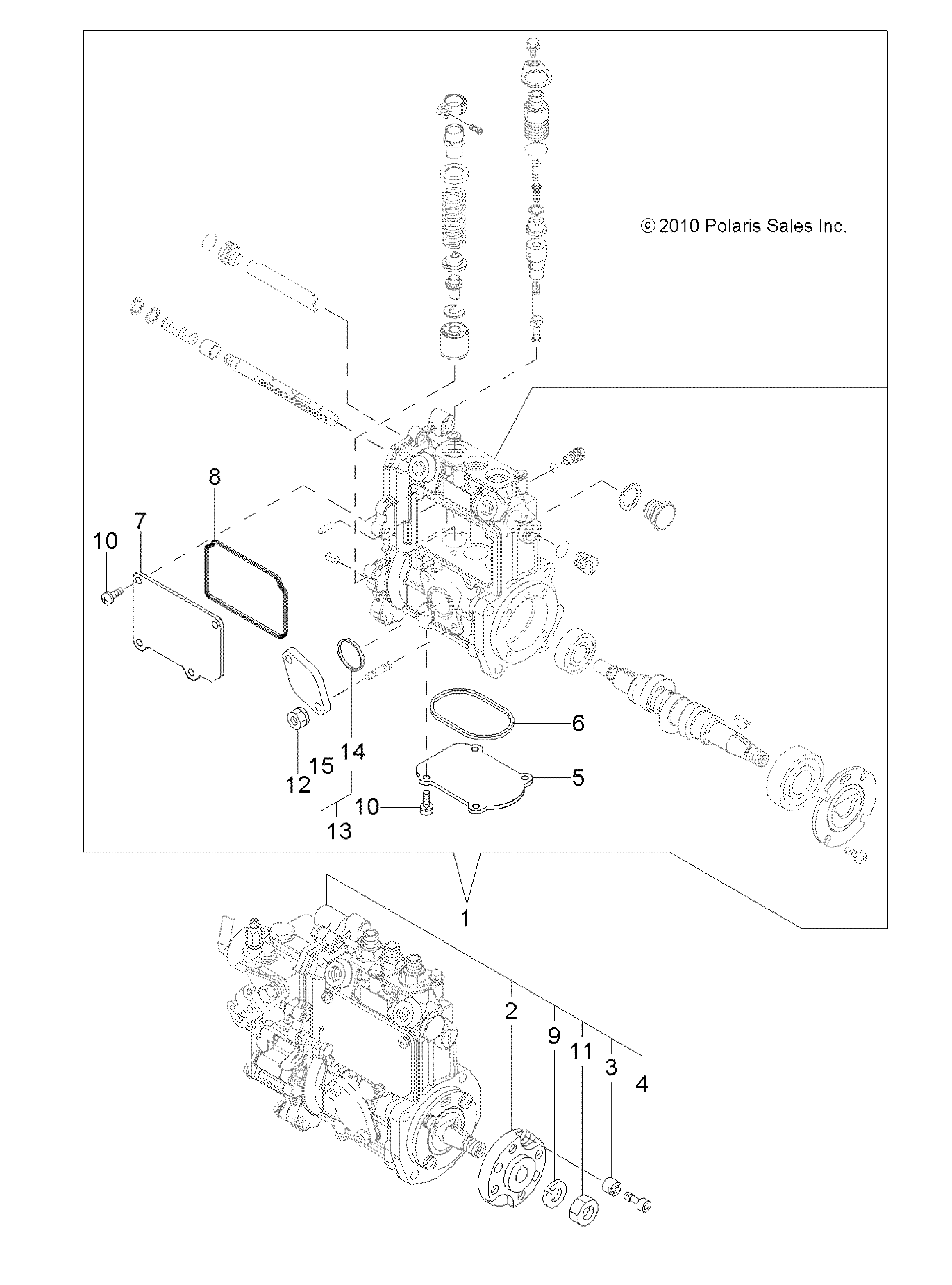 ENGINE, FUEL INJECTION PUMP - R12WH90DG (49RGRFUELINJECT11DCREW)