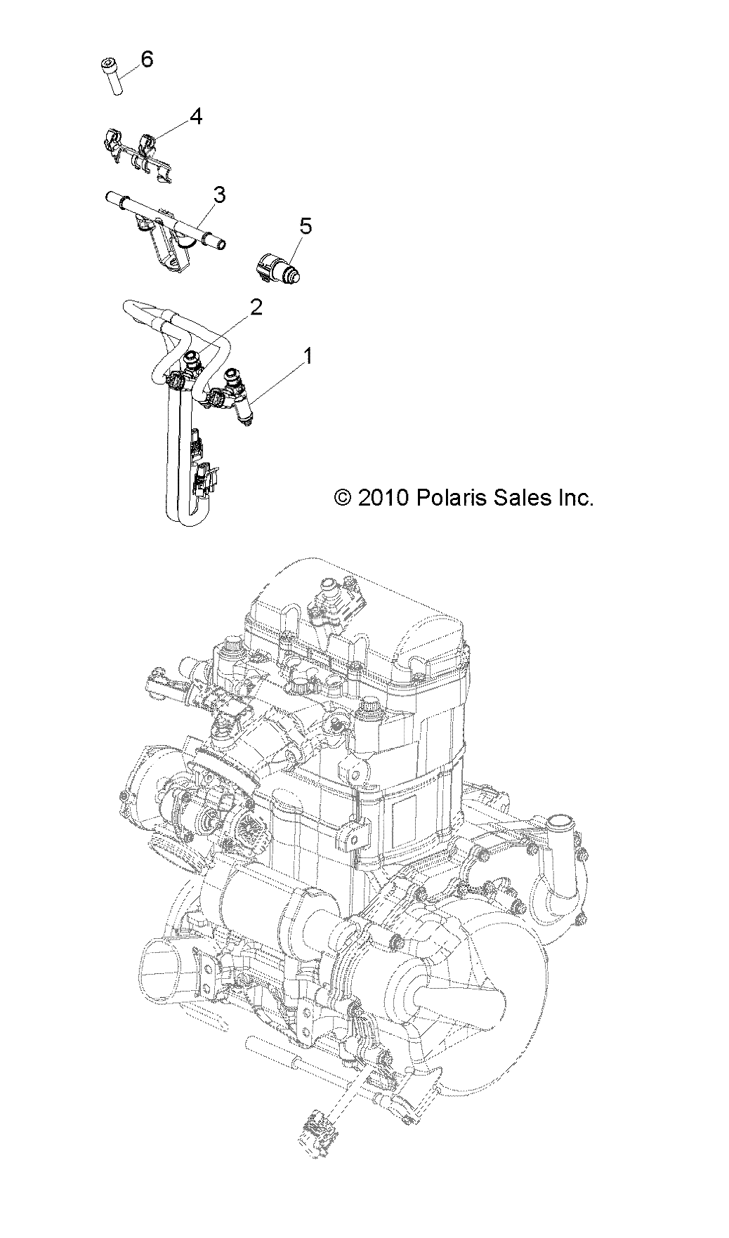 ENGINE, FUEL INJECTOR - R13VE76FX/FI (49RGRFUELINJECT11RZRS)