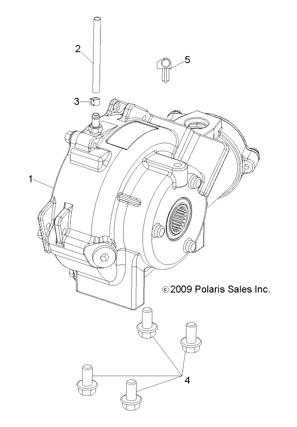 DRIVE TRAIN, FRONT GEARCASE MOUNTING - R19RMA57F1/S57C1/F1 (49RGRGEARCASEMTG10450)