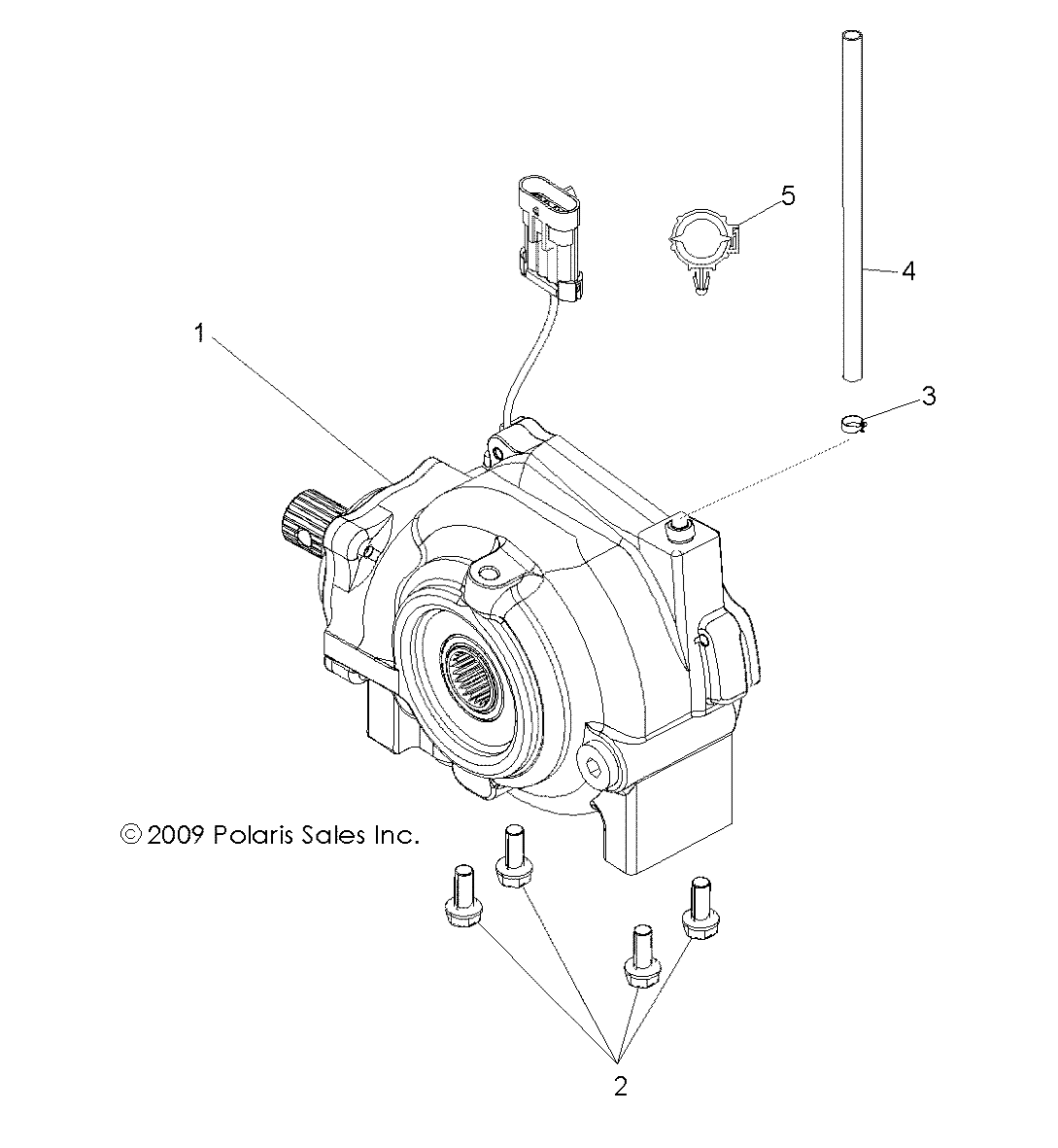 DRIVE TRAIN, FRONT GEARCASE - R10VH76FX (49RGRGEARCASEMTG10RZRS)