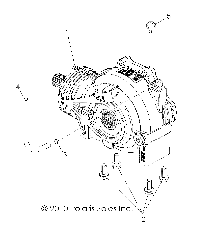 DRIVE TRAIN, FRONT GEARCASE - Z18VHA57B2 (49RGRGEARCASEMTG11RZR)