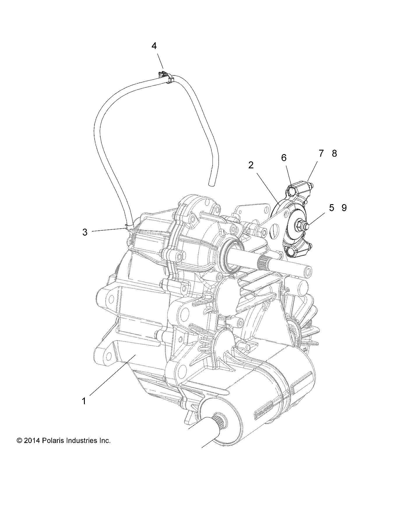 DRIVE TRAIN, MAIN GEARCASE MOUNTING - R16RVAD1A1 (49RGRGEARCASEMTG151KDSL)