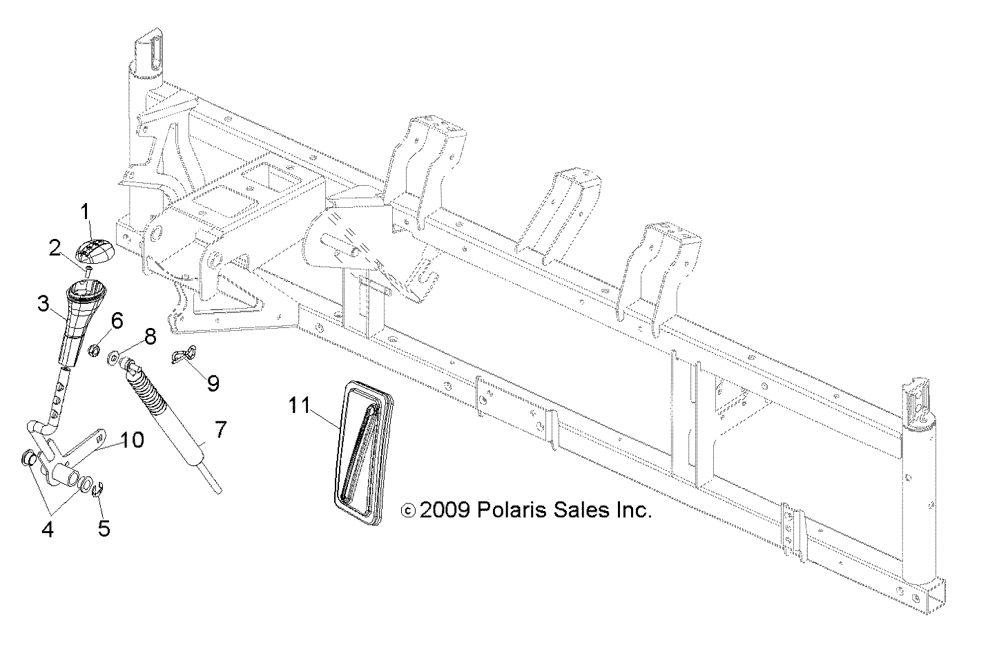 DRIVE TRAIN, GEAR SELECTOR - R13HR76AG/AR (49RGRGEARSELECT106X6)