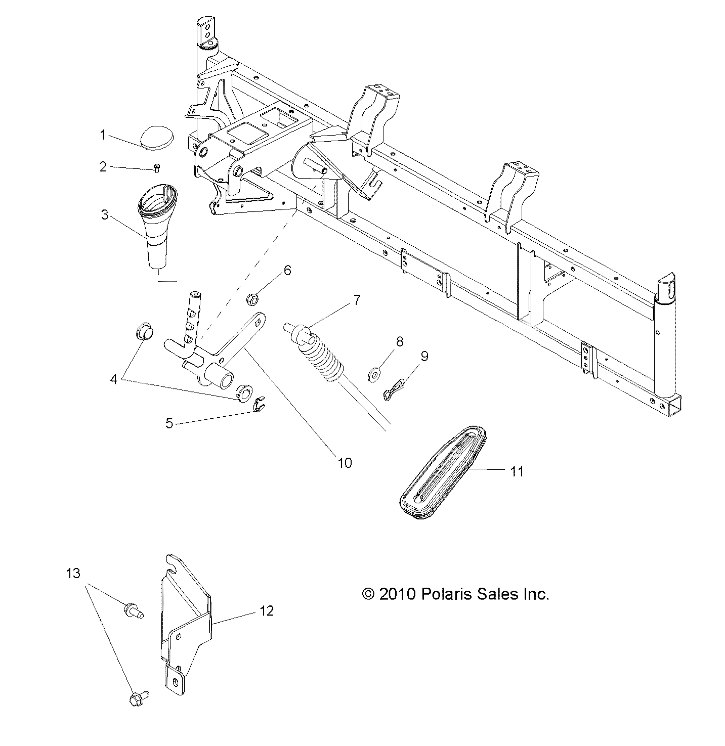 DRIVE TRAIN, GEAR SELECTOR - R12TH90DG (49RGRGEARSELECT11DCREW)