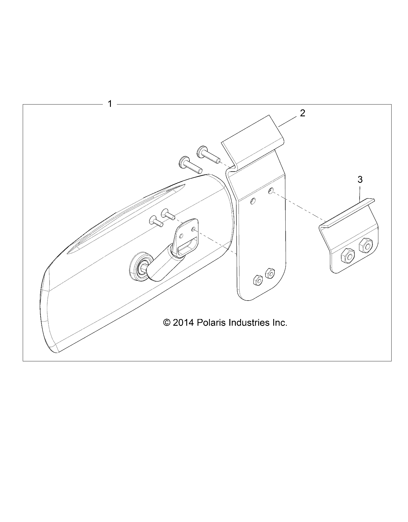 BODY, CENTER MIRROR - R17RVU99AV/BV (49RGRMIRRORS15900XP)