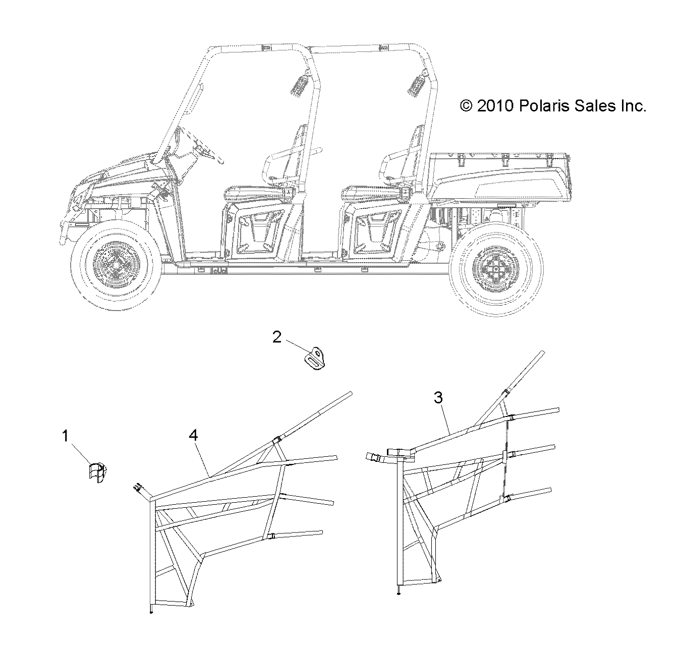 BODY, SIDE NETS - R11WH50AG/AH/AR (49RGRNETS11500CREW)