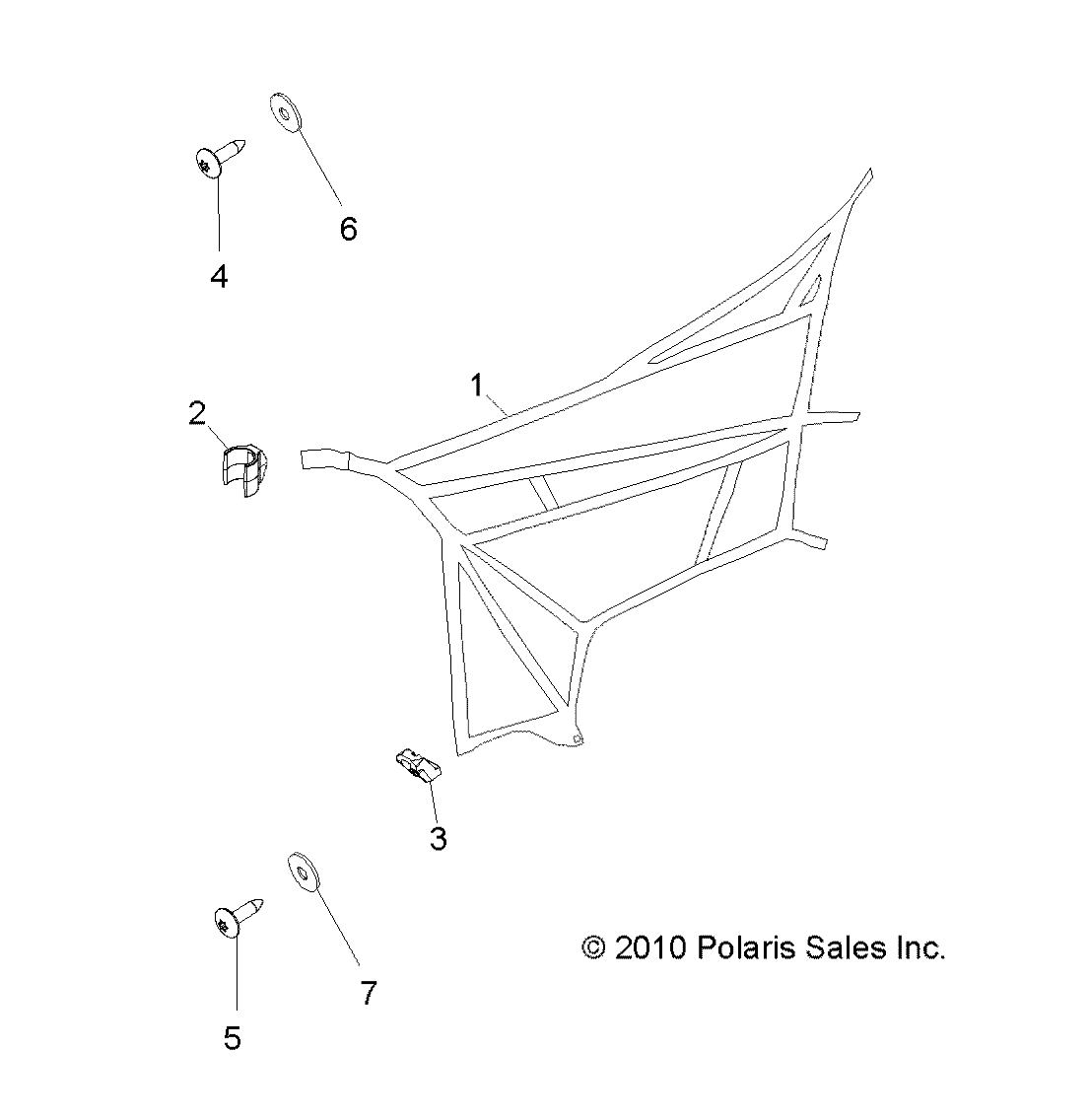 BODY, SIDE NETS - R12HR76AG/AR (49RGRNETS116X6)