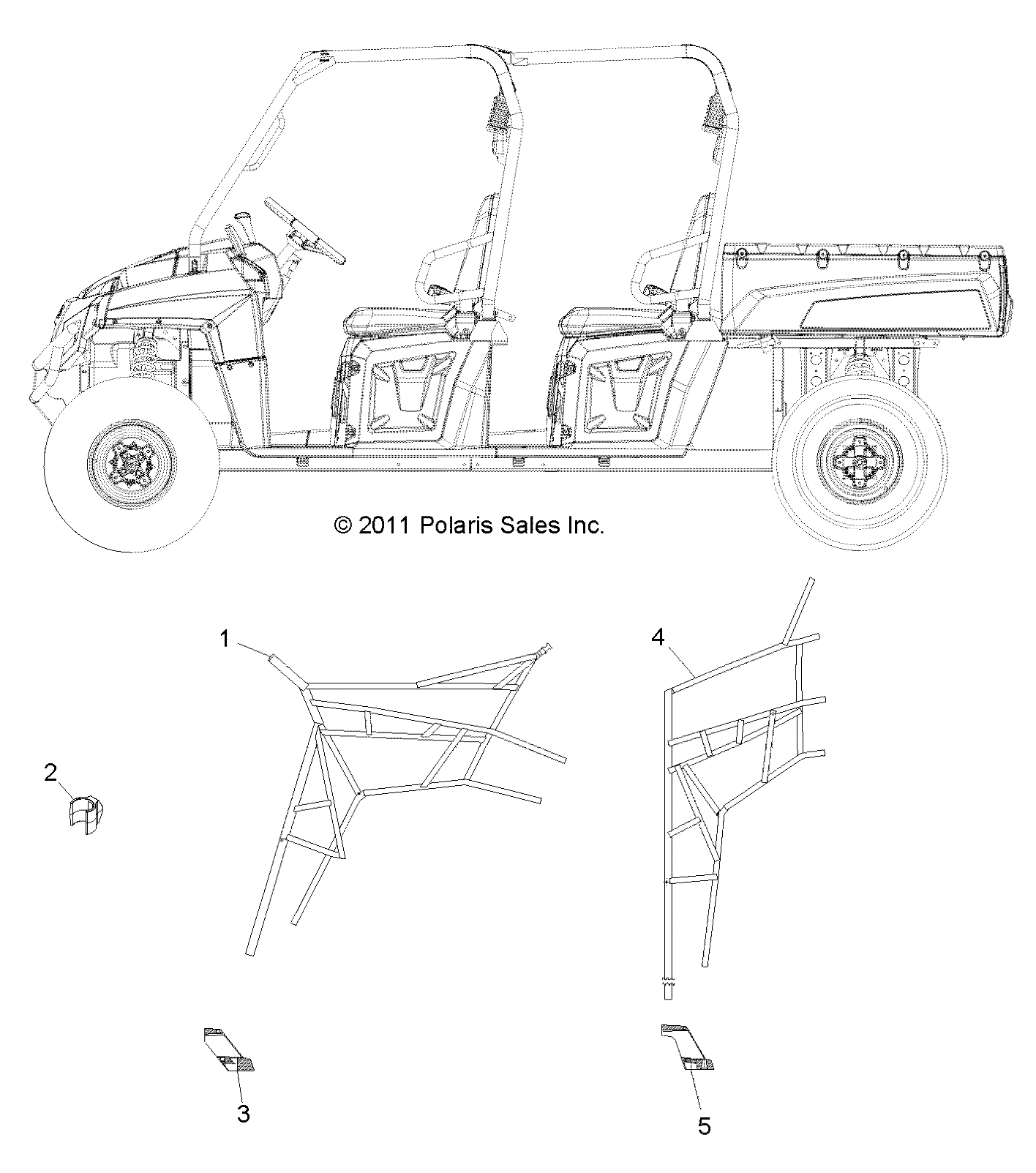 BODY, SIDE NETS - R13WH76AG/AR/EAH/EAI/KG (49RGRNETS12CREW)