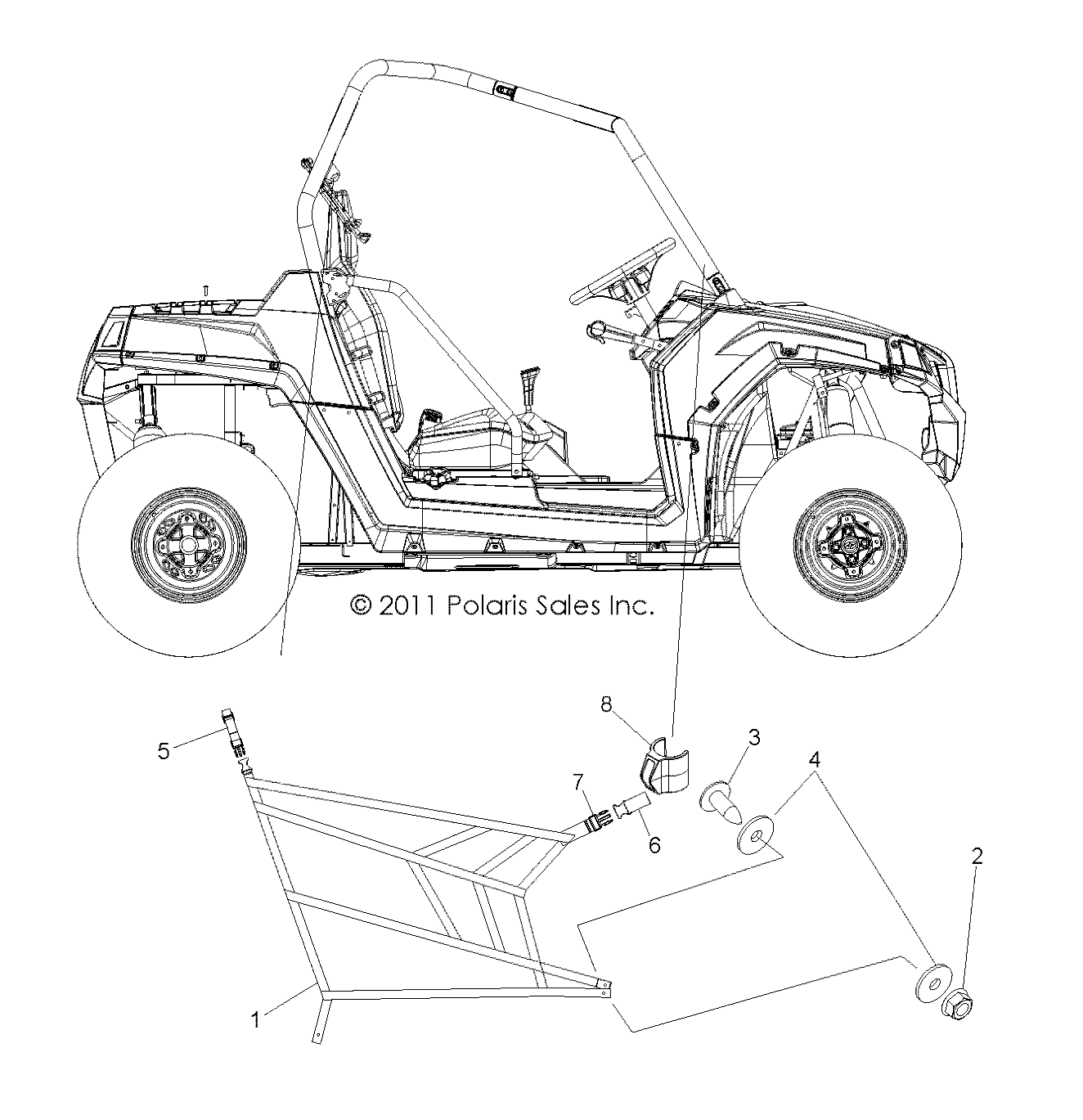 BODY, SIDE NETS - R12VE76FX/FI (49RGRNETS12RZRSI)