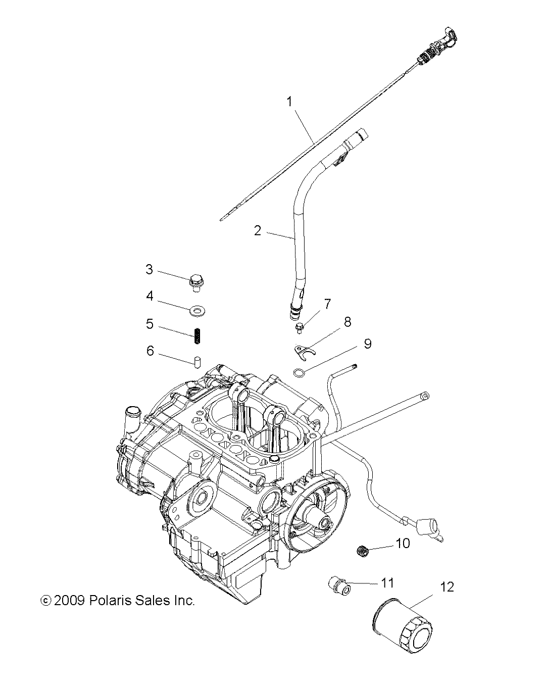 ENGINE, OIL FILTER and DIPSTICK - R13WH76AG/AR/EAH/EAI/KG (49RGROILFILTER10800CREW)