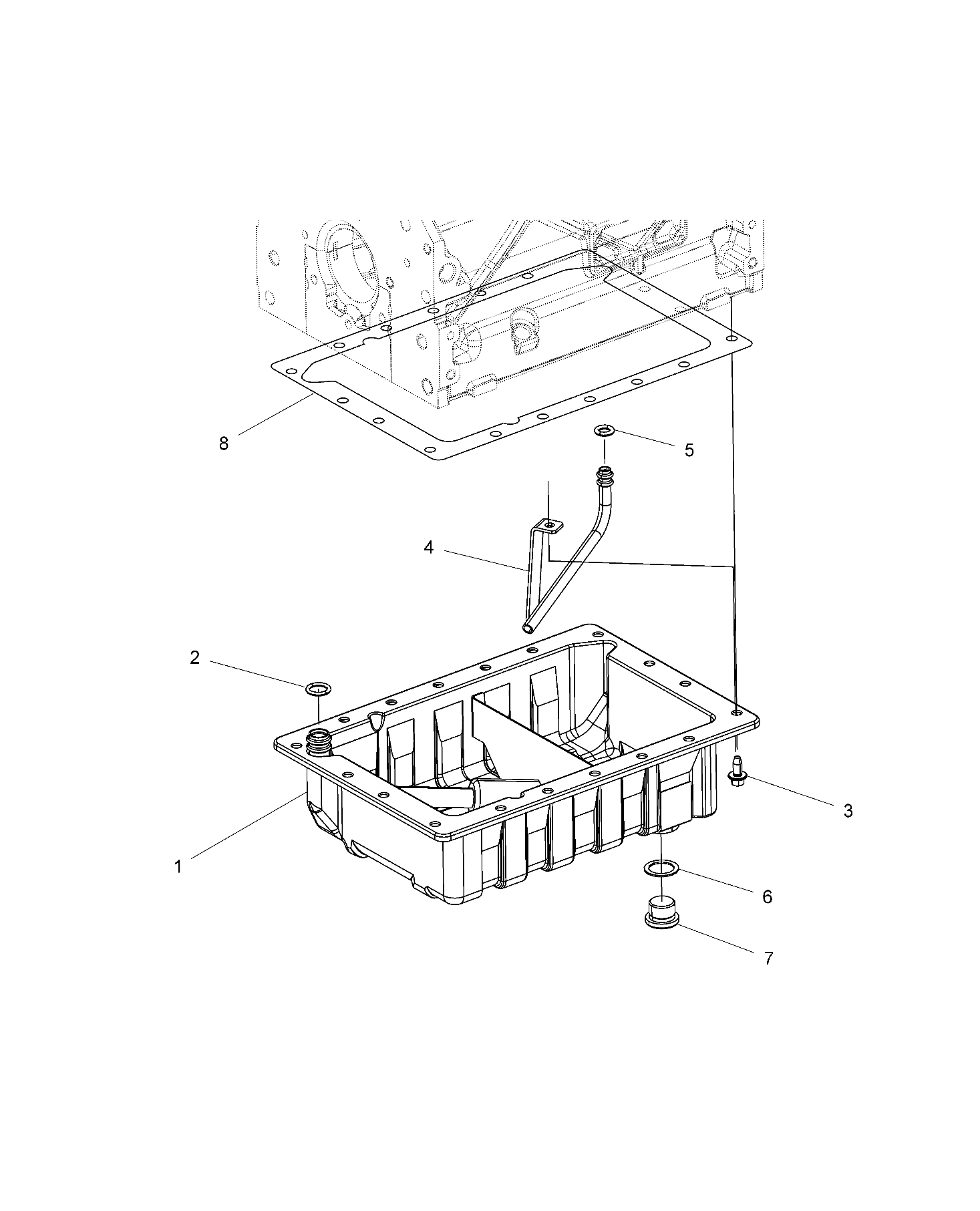 ENGINE, OIL PAN - R18RVAD1N1 (49RGROILPAN15DSL)