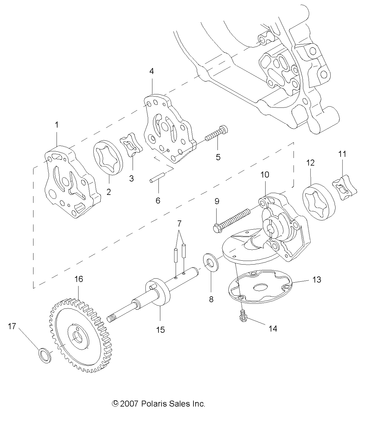 ENGINE, OIL PUMP - R09HH50AG/AR (49RGROILPUMP08500EFI)