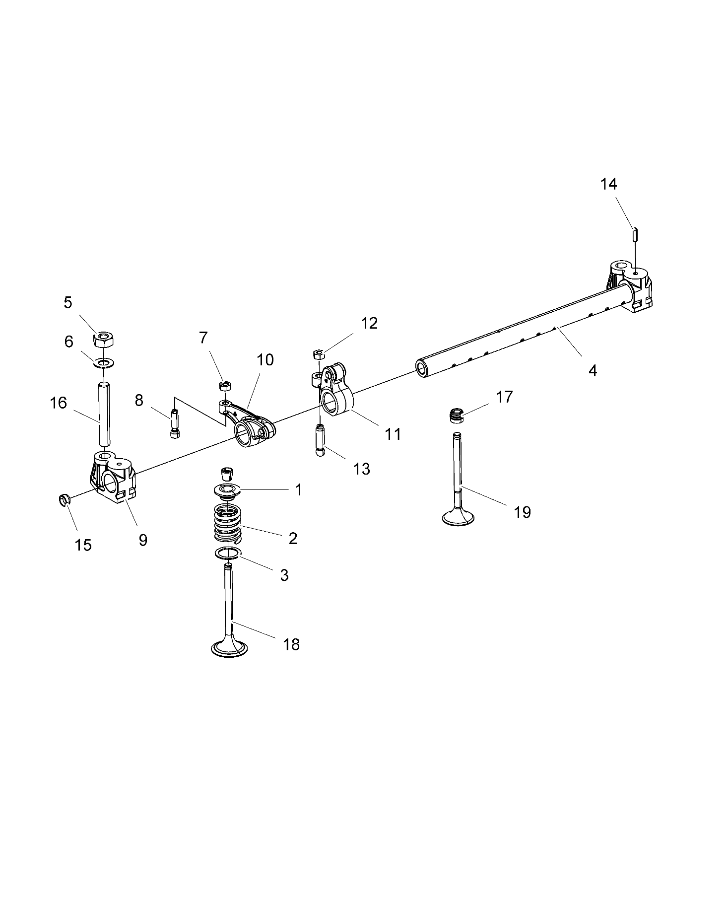 ENGINE, ROCKER ARM and VALVES - R15RTAD1FA (49RGRRCKRARM15DSL)