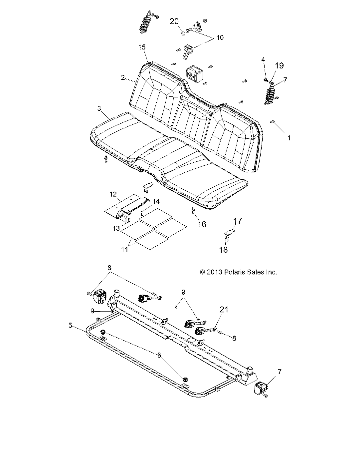 BODY, SEAT and BASE - R14TH90FX (49RGRSEAT14900D)