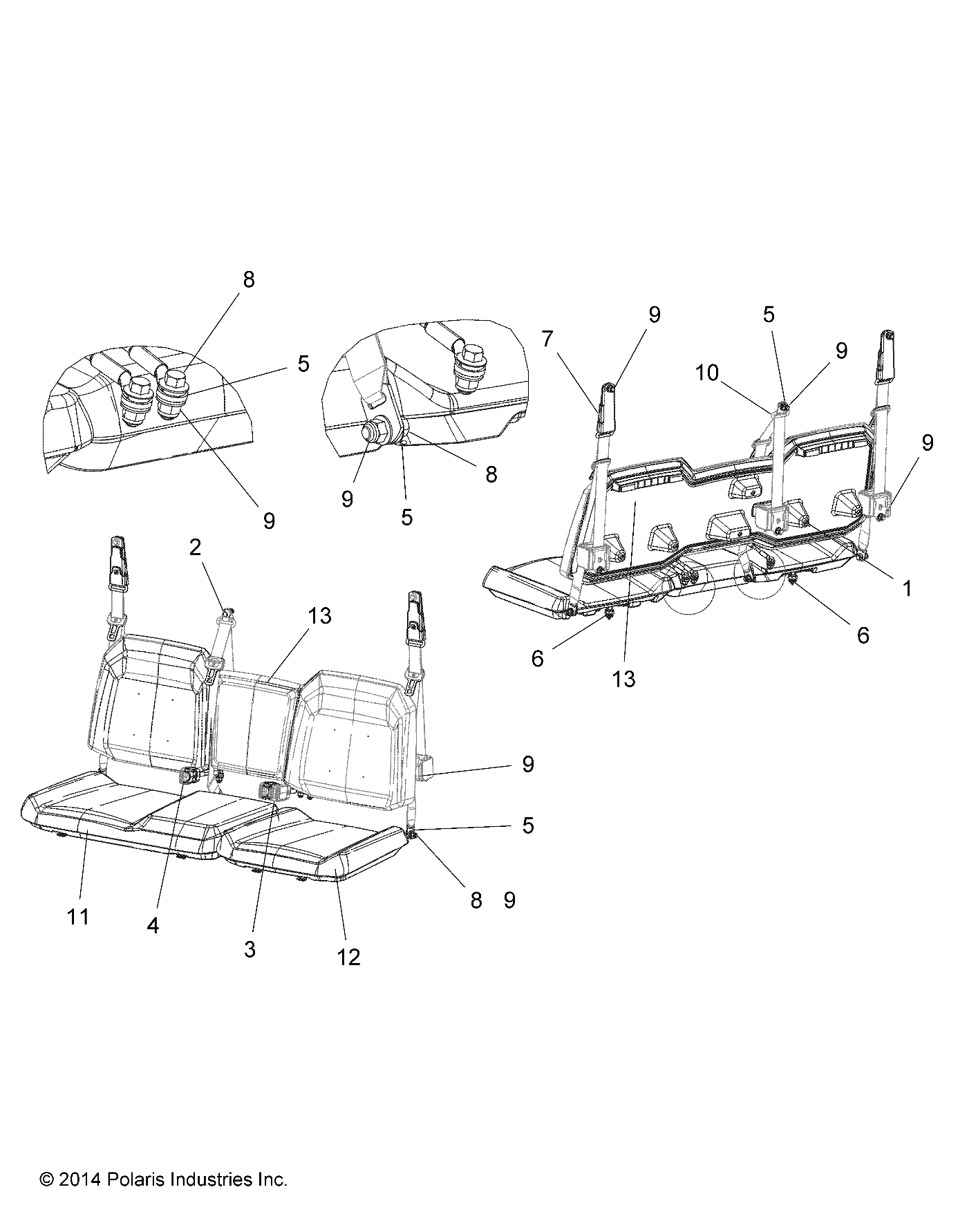 BODY, SEAT and BASE - R15RTAD1AA/EA/ED1EA (49RGRSEAT151KDSL)